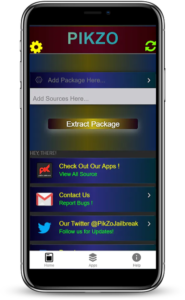 Pikzo repo extractor for iOS 11 to iOS 13.3 Pikzo was released by famous jailbreak developer @Danielgroves, He will impliment this as a alternative jailbreak solution for iOS 11 in 2017,