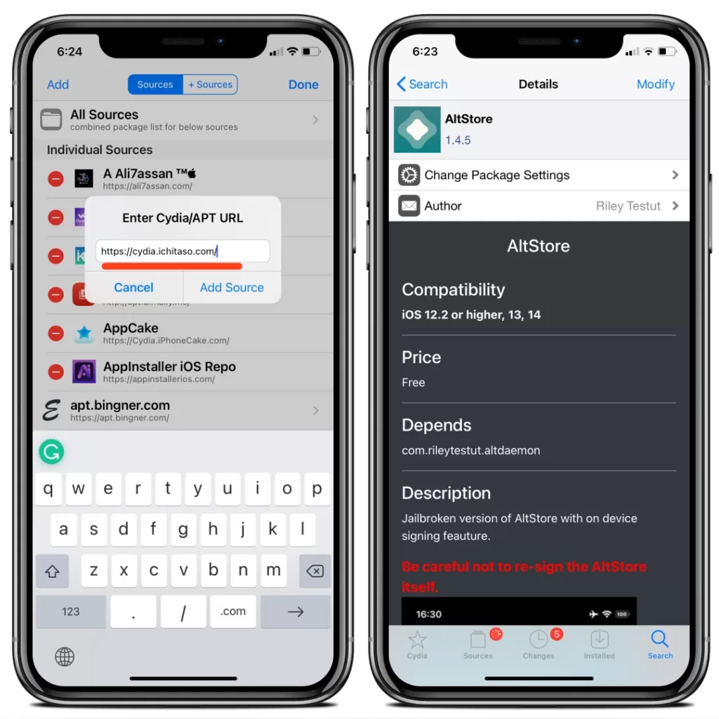 AltStore AltServer install without PC, 